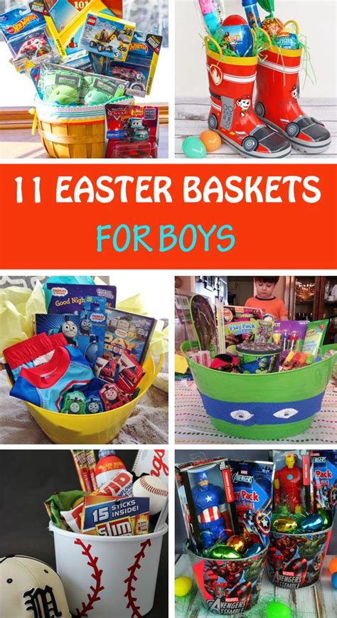easter gift basket ideas for boys